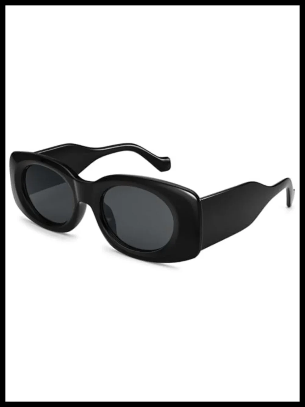 Rectangular Sunglasses UV400 Protection Retro Y2K Style